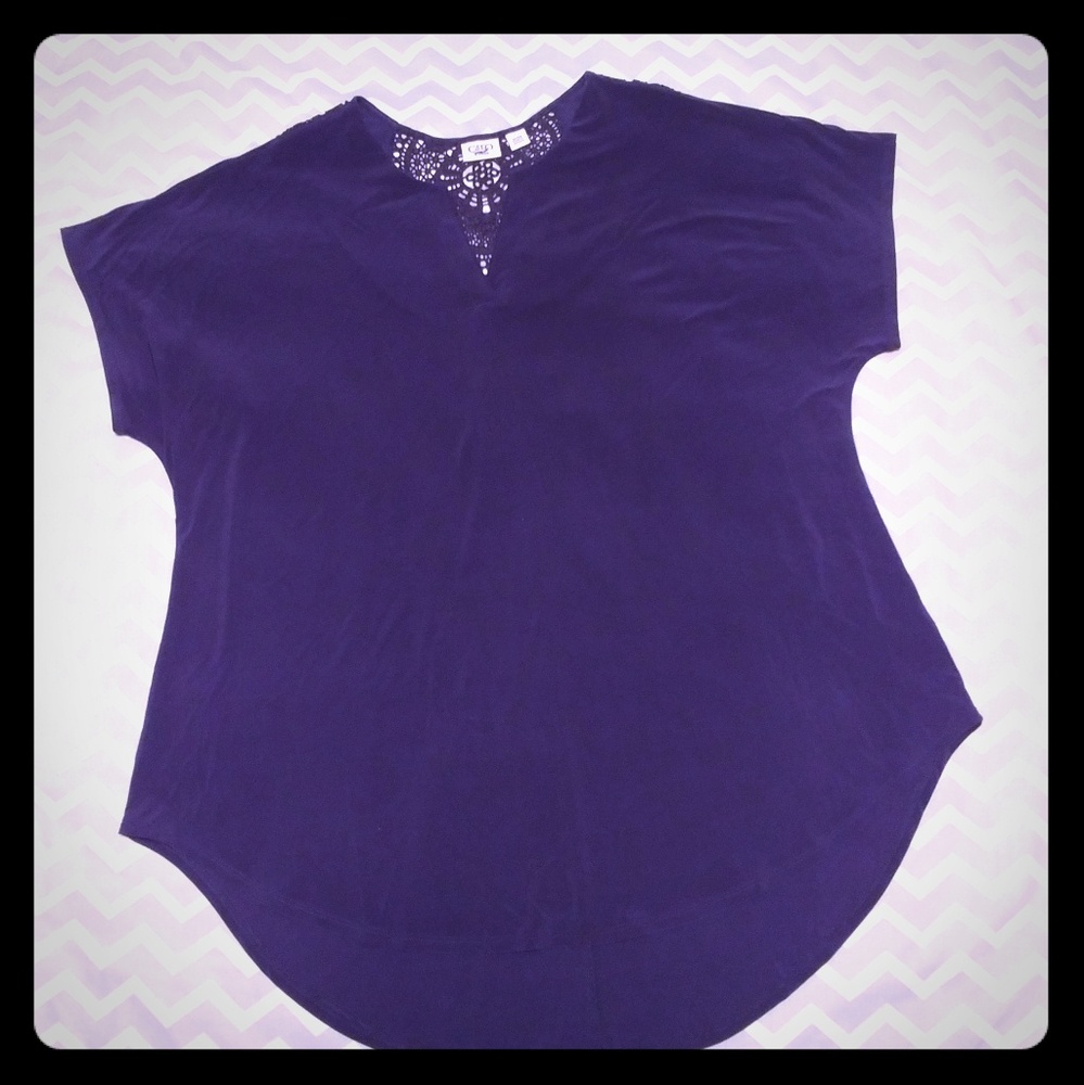 ⭐NEW Cato 18/20W Navy Blue Blouse👚